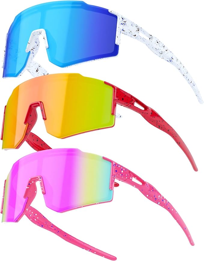 tumwick Baseball Sunglasses for boys girls,Kids Sunglasses Polarized,running golf cycling Glasses