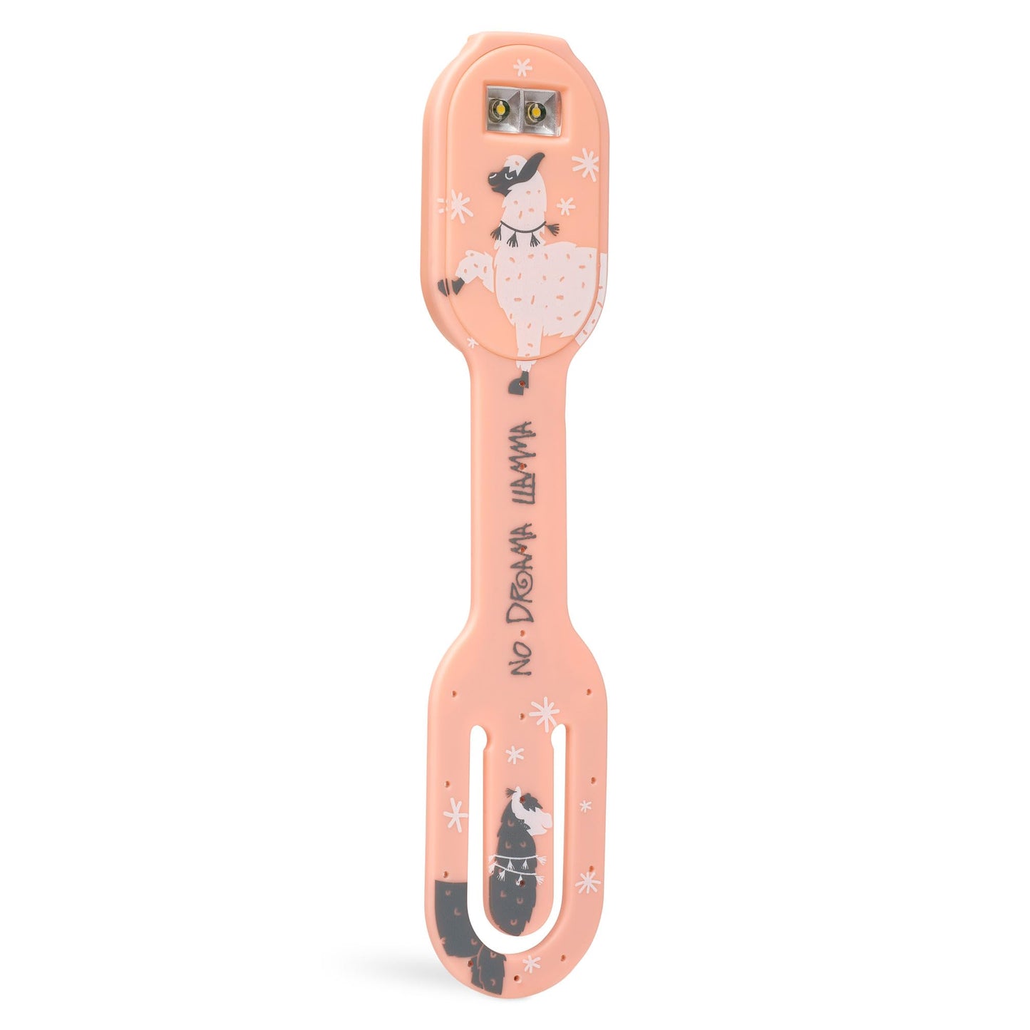 Gifts For Readers & Writers Flexilight Bookmark Light | Rechargeable Led Clip-On | Llama Color | Ideal For mature-themeds & Kids