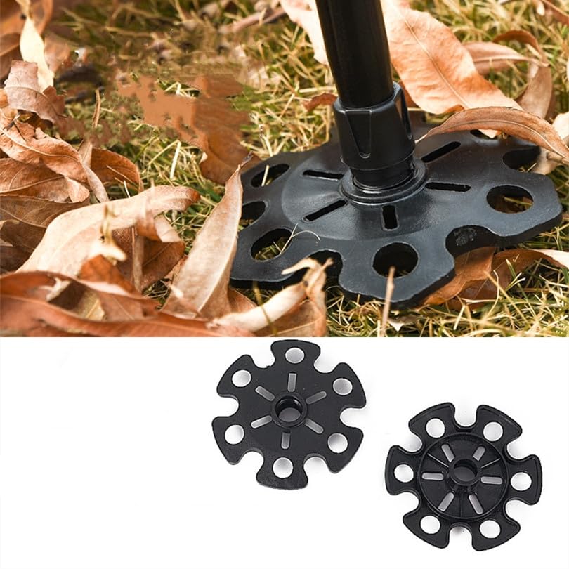 Walking Stick Tips Rubber 4pcs Trekking Pole Tips Replacement- Rubber Feet for Hiking Poles, Walking Sticks, Trekking Pole...