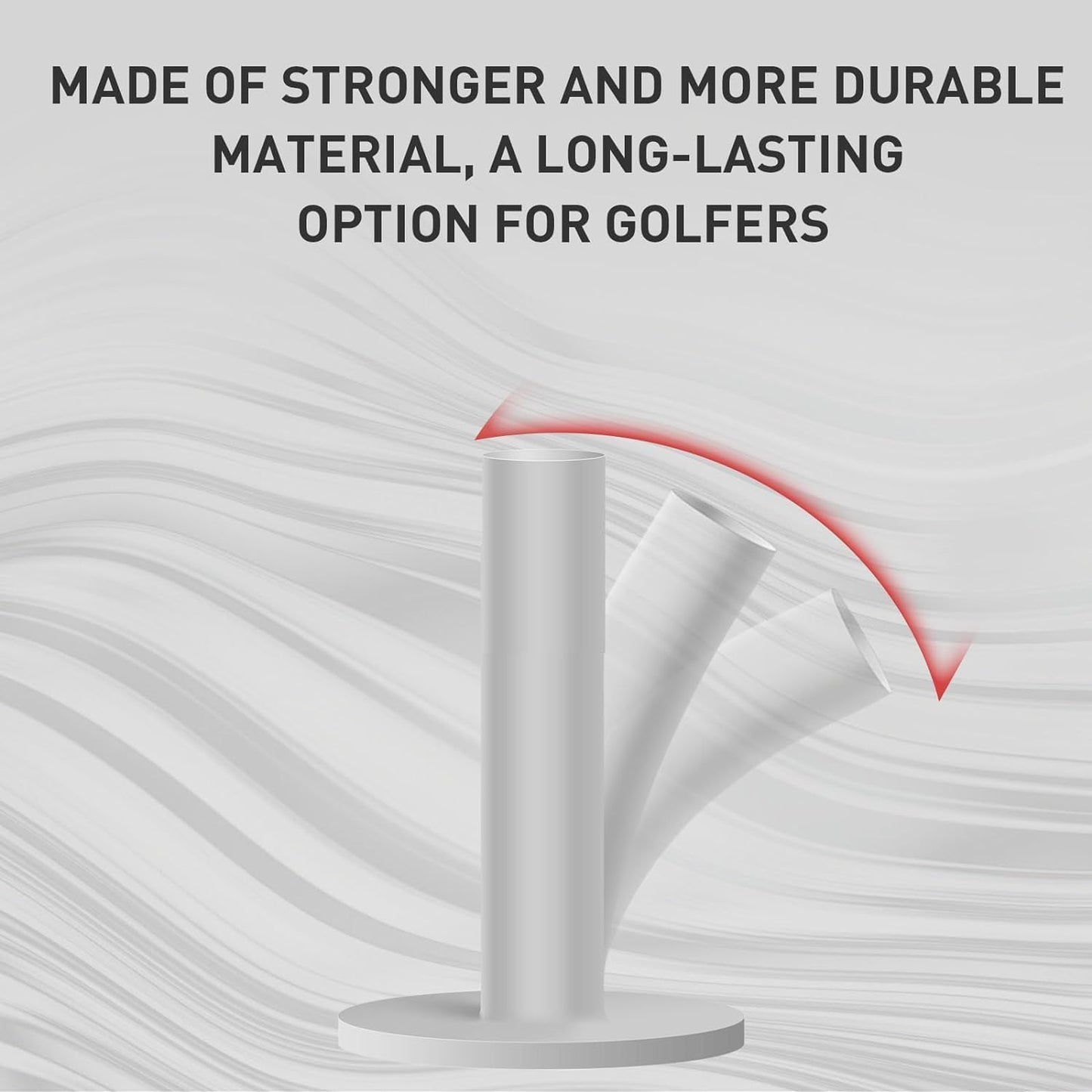Rubber Golf Holder Set for Driving Range, Golf Rubber Tees Practice for Golf Hitting Mats Outdoor Indoor, 1.5 Inch Holder Tees, Universal with Artificial Turf Golf Mats