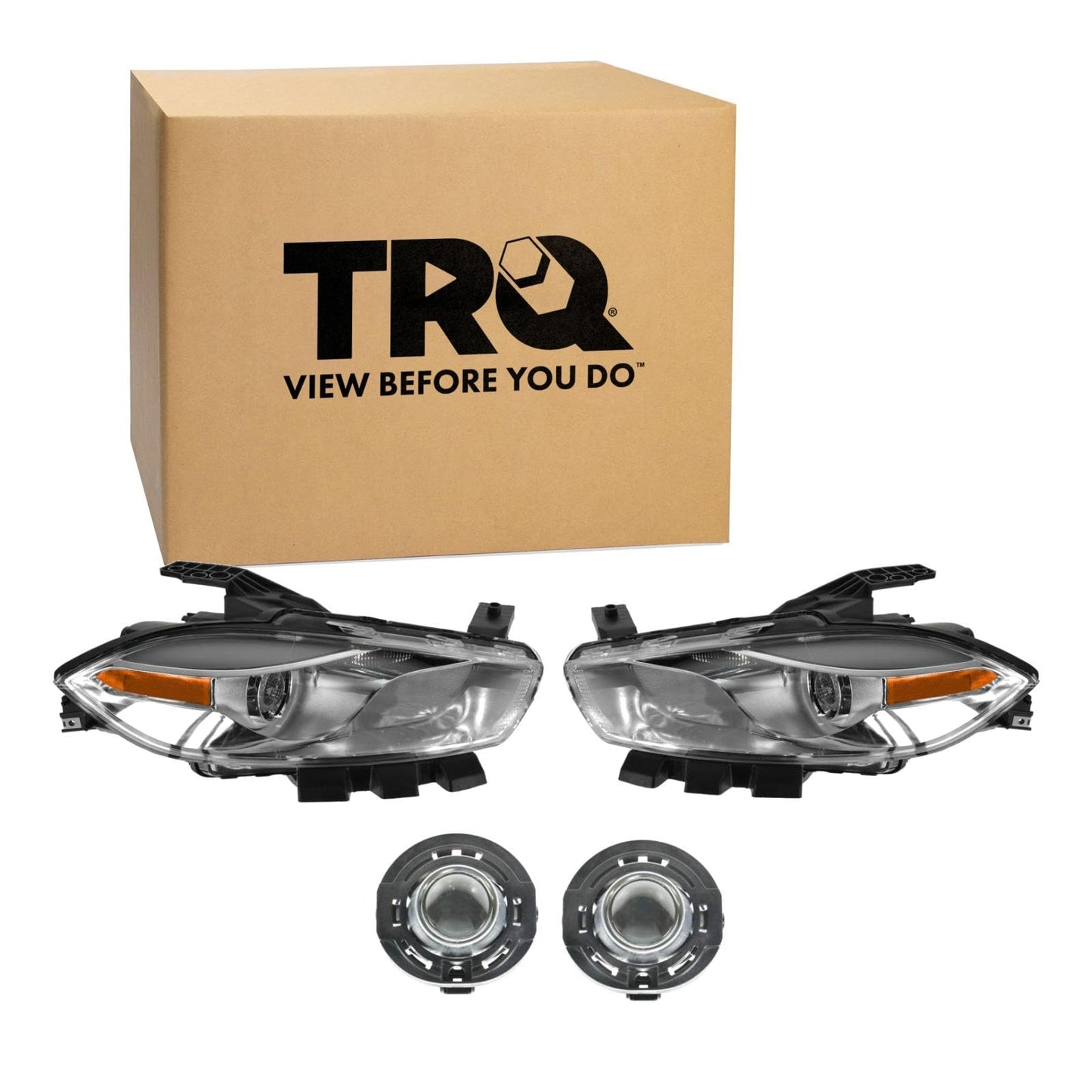 Trq Lighting Kit Ch2518143 Ch2519143 Ch2594105 Compatible With 2013-2016 Dodge Dart