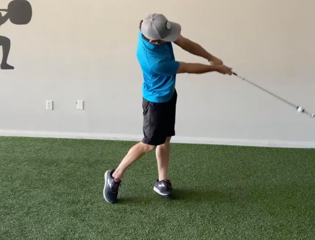 XactSwing Golf Swing Trainer with Double Slide Technology, All-in-One Design for Men, Women, Youth, and Teen Golfers to Enhance Timing, Club Control, and Swing Mechanics