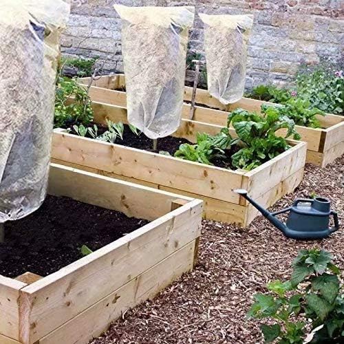 Agfabric Freeze Protection Plant Cover 1.5oz 144"x96" Winter Plant Protection Shrub Jacket,Frost Blankets for Garden/Trees,White