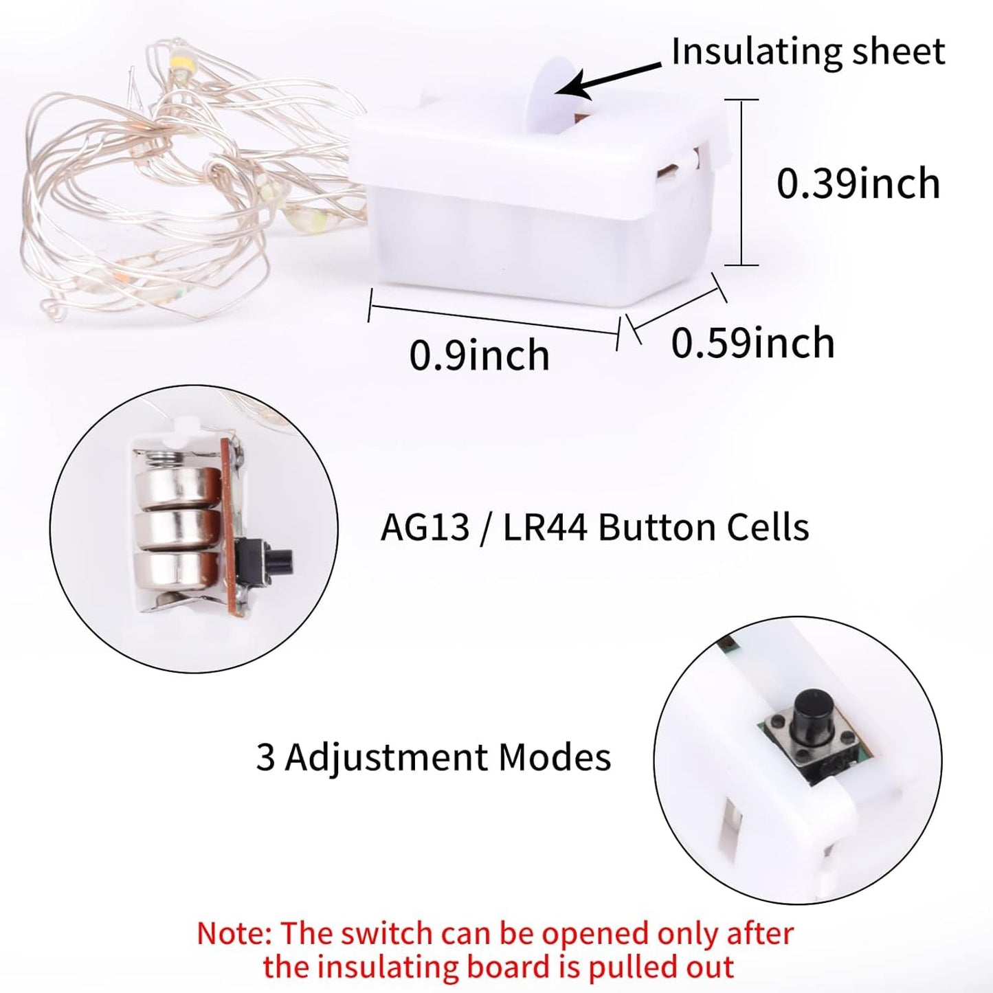 Led Fairy Lights Battery -9 Pack Led Fairy String Lights 2M/20 Leds Mini Fairy Lights With Battery Led Lighting Battery Operated Decoration For Bottle Christmas Tree Wedding Balcony Party Decoration