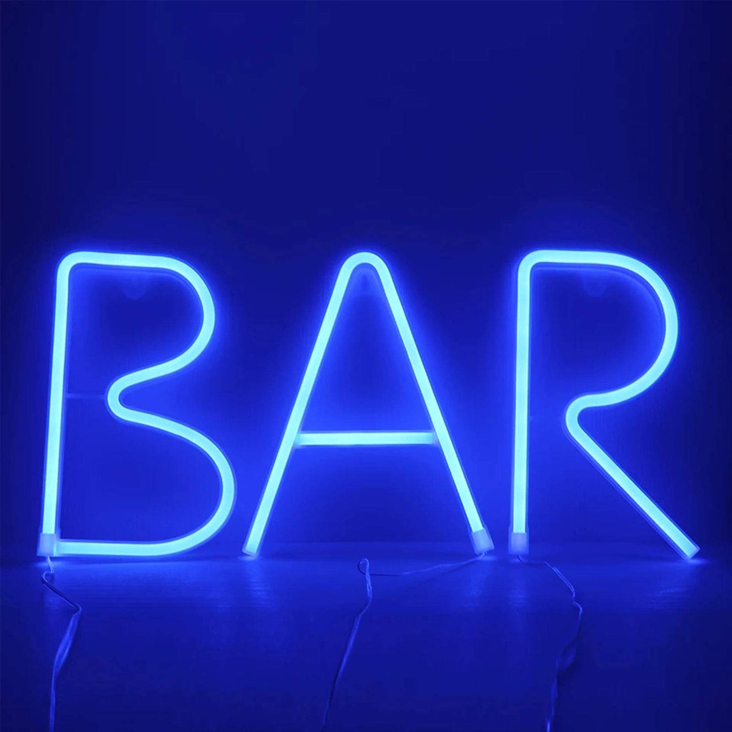 Enuoli Light Up Letters Neon Signs  Blue Alphabet Neon Lights Wall Decor For Home  Birthday Party  Bar  Valentines Day Word-Blue Letter (V)