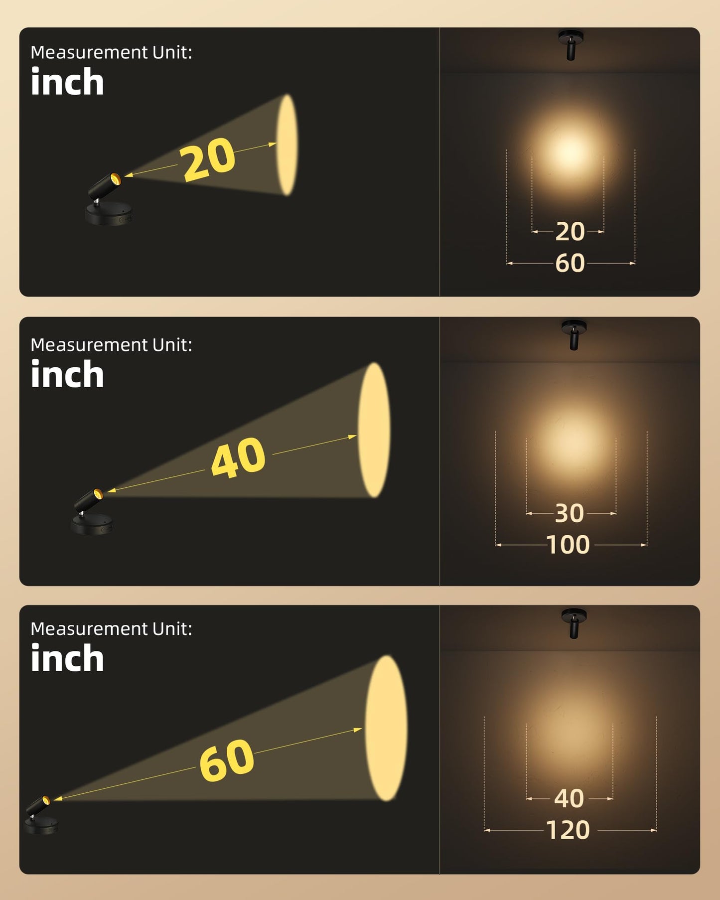 Ezvalo Spotlights Indoor With Remote  5500Mah Rechargeable Picture Lights  Wireless Led Uplighting With Timer&Dimmable  3Cct  Display Lights For Plant discomfort-reducingting  Artwork  Accent Lighting (2Pack-Black)
