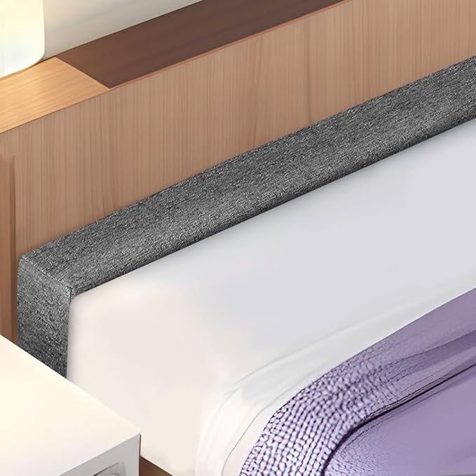Bed Gap Filler,High-Density Bed Crack Filler with Removable Cover,Mattress Extender for Headboard Gap,Spacer Filler Between Mattress and Wall,Bed Wedge Gap Filler,Full Size,Dark Gray,70"x4"x6"