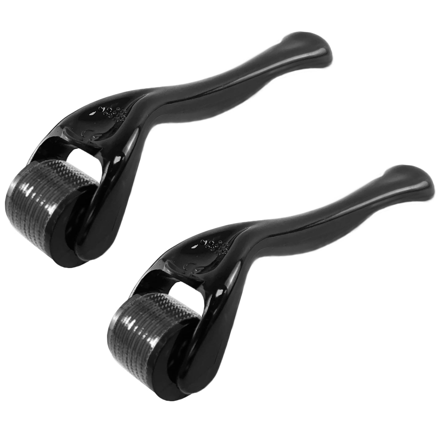Rwotlls Derma Roller Microneedling Roller for Face - 0.25mm (2P Black)