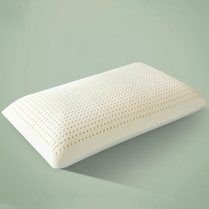 Artka 100% Natural Premium Talalay Latex Pillow, Latex Foam Pillow Medium Firm Helps Relieve Pressure, Neck and Shoulder Pain, No Toxic Memory Foam Chemicals, Best Gift (King (Extra Soft))