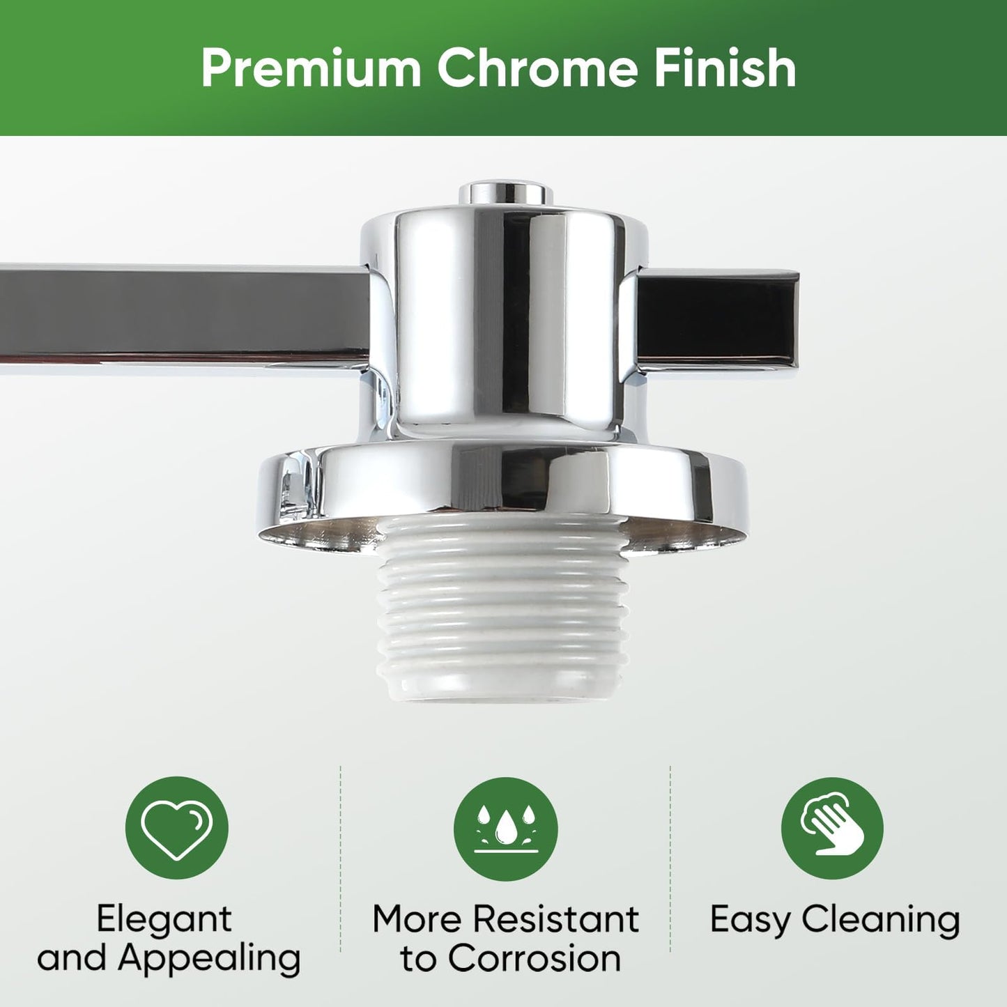 Nedyzog 24 Inch Chrome Bathroom Light Fixtures Over Mirror 3 Light Bathroom Vanity Light Silver Modern Industrial Makeup Lighting Wall Sconce Shower Farmhouse Rustic Milk Glass Lamp Above Desk Sink