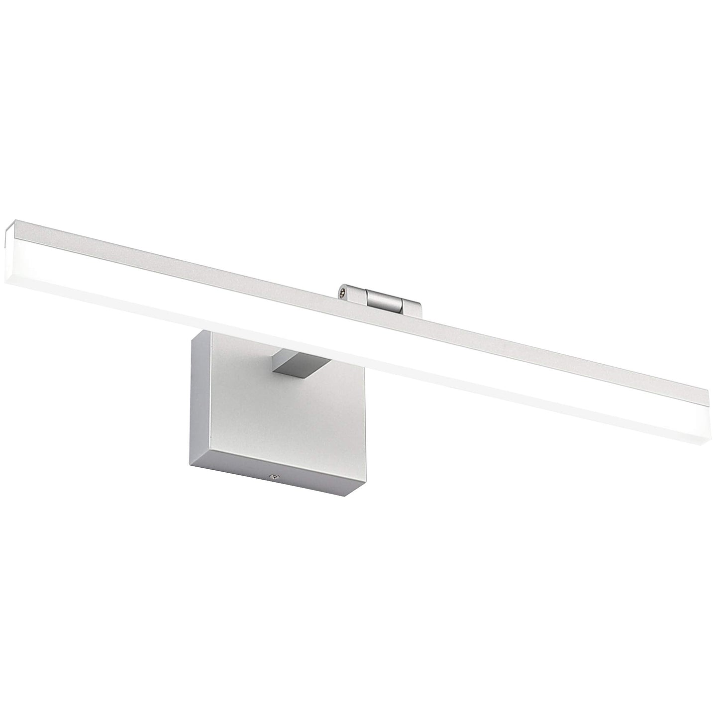 SOLFART Dimmable LED Vanity Light Fixtures Aluminum 23.6inch 5500K Silver Model 8778-600mm