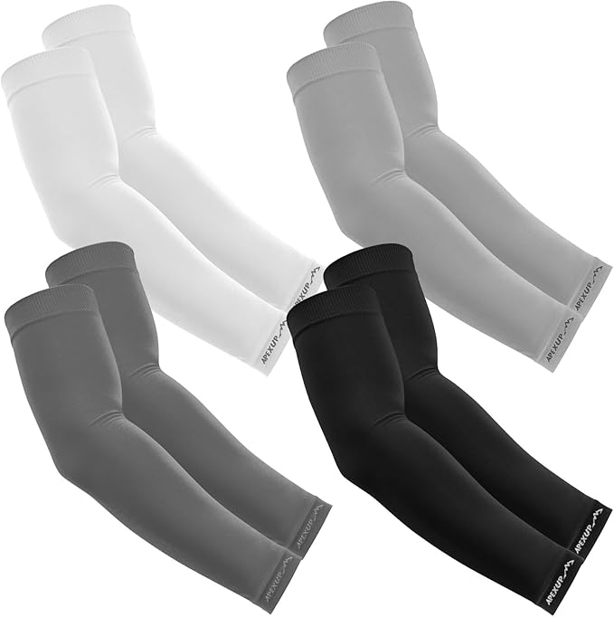 APEXUP Cooling Arm Sleeves for Men Women, UV Sun Protection UPF 50, Volleyball Arm Sleeves Compression Sleeves for Outdoor