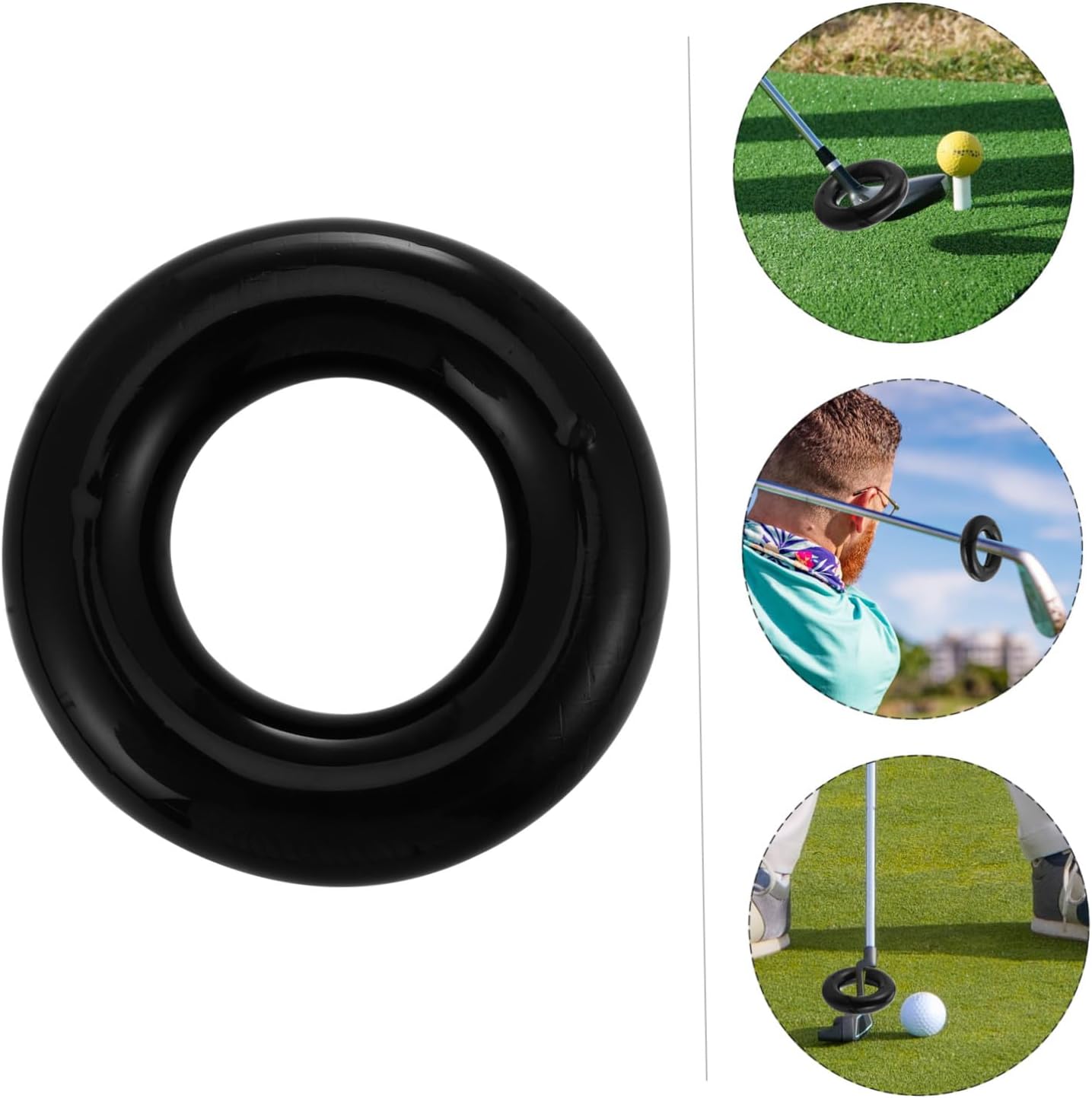 Golf Swing Weight Ring Training Accessory for Muscle Strengthening and Warm-up Round Weighted Practice Tool for Golf Clubs for Improving Swing and Skill Development