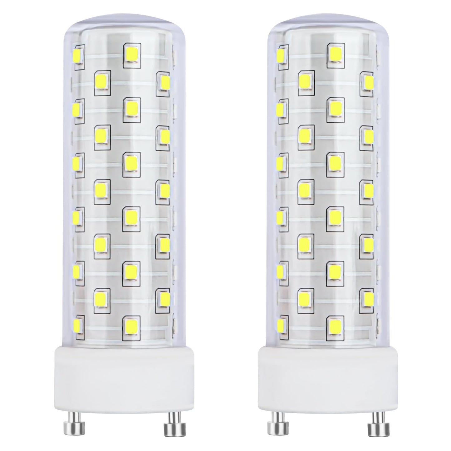 Makergroup GU24 LED Light Bulb, 5000K-6000K Cool White, 13W-23W, 2 Count, Plastic Cover