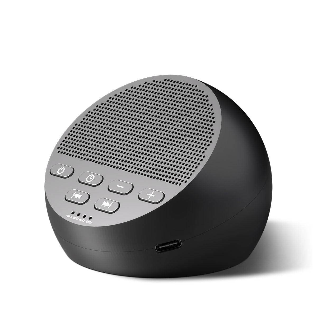 Portable Rechargeable Sound Machine White Noise Machine with 30 Soothing Sounds for Baby Kids Adults 32-Level Vol 4 Timer Brown Noise Sleep Sound Machine for Travel Office Privacy Home