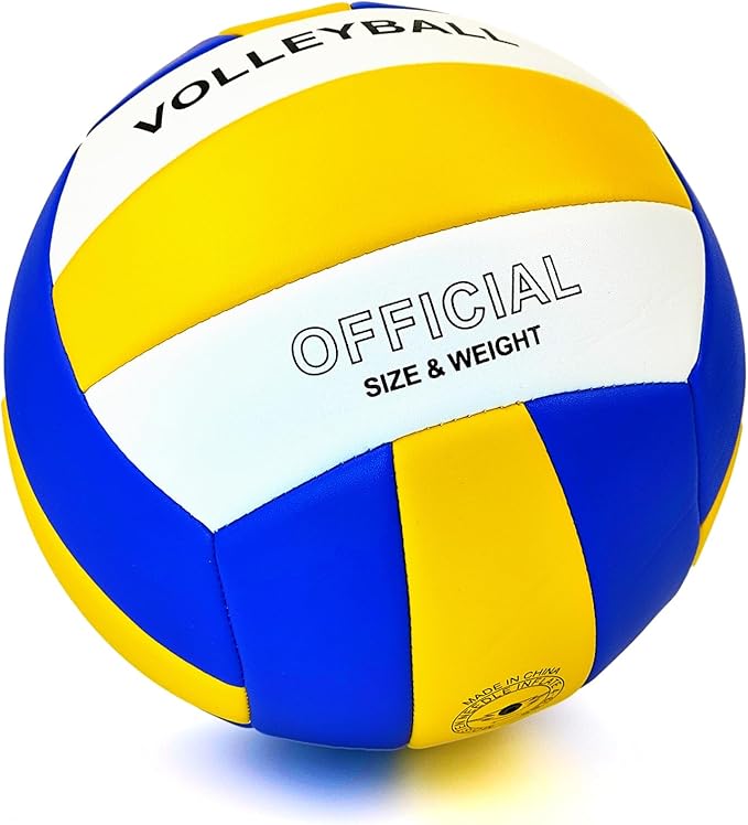 UERMAPTE Official Size 5 Volleyball Thickened Waterproof PU Anti-Burst Design for Indoor Beach and Pool Training for Begin...