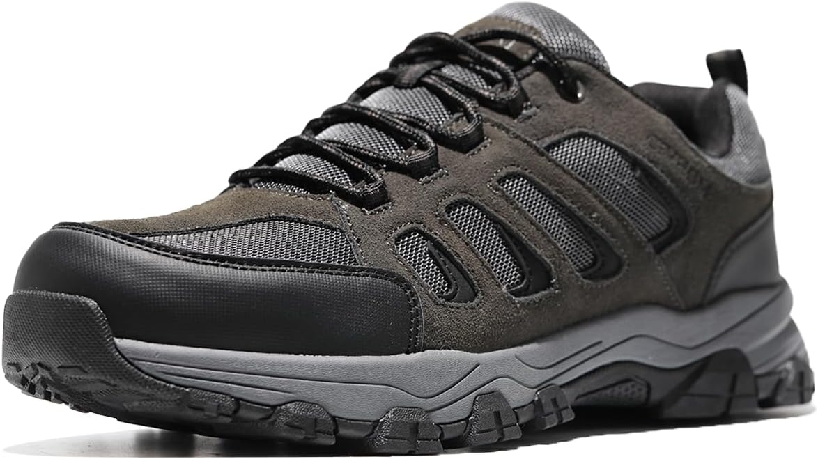 CIVHOM Men's Breathable Outdoor Hiking Shoes, Comfortable Trekking Trail Sneakers for Walking & Adventures