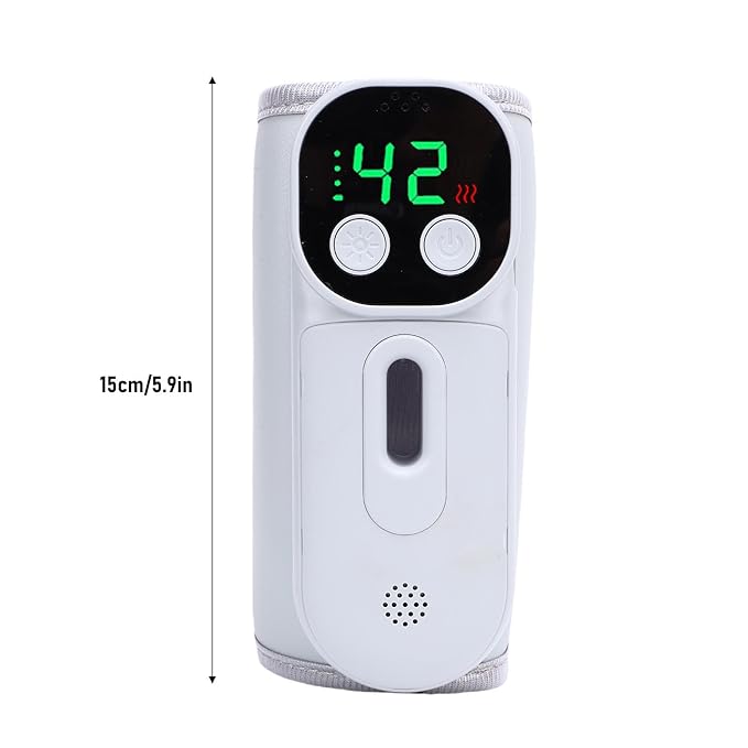 TOPINCN Portable Travel Bottle Warmer 18w Bottle Warmer Cordless 8000mah Rechargeable Constant Warming Portable Milk Bottle Heater for Travel