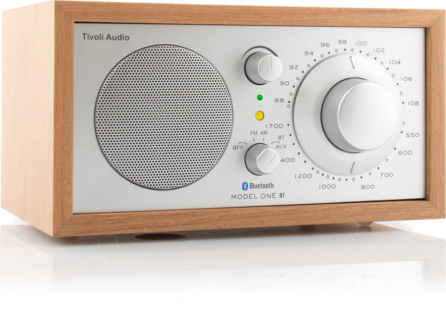 Tivoli Audio Model One Bluetooth Am/Fm Radio (Cherry/Silver)