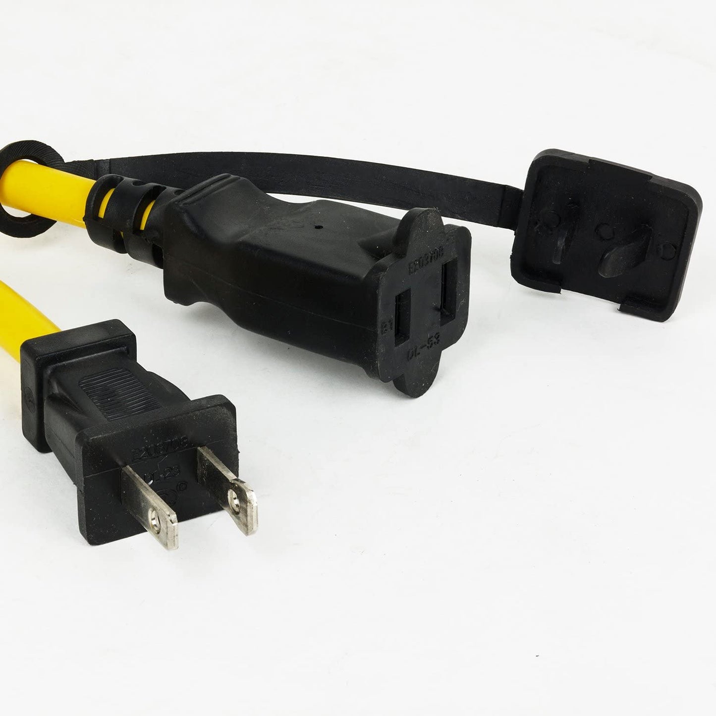 Sunlite Construction Cage String Lights, 50ft, 5 Sockets (E26), Safety Yellow, ETL Rated, Indoor/Outdoor, Model 04224