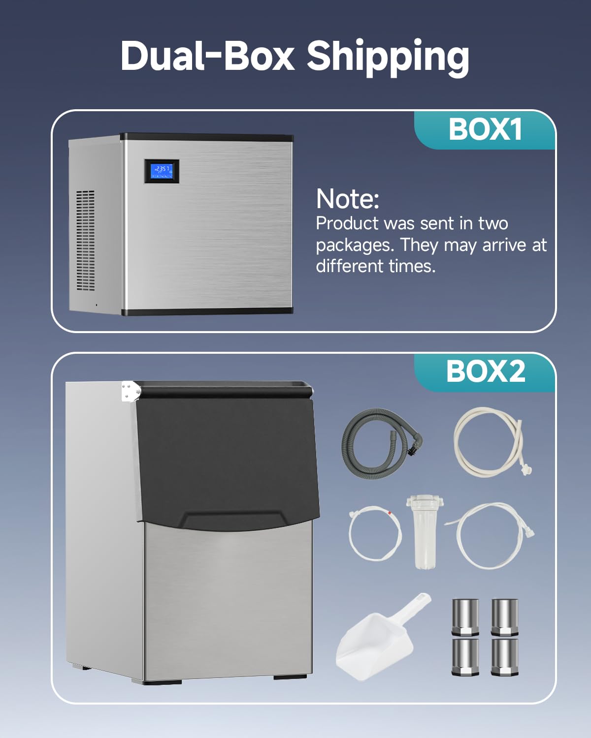 EUHOMY Commercial Ice Maker Machine,600lbs/24H,Industrial Ice Machine with 300lbs Storage Bin,Ice Ready in 10-15 Mins,SECOP Compressor&ETL,Stainless Steel Ice Maker for Bar/Cafe/Restaurant/Business