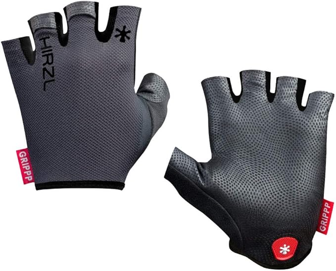 HIRZL Grippp Light SF Leather Bike Gloves, Short Finger, Breathable, Ultra Lightweight, Sweat, Water and Abrasion Resistan...