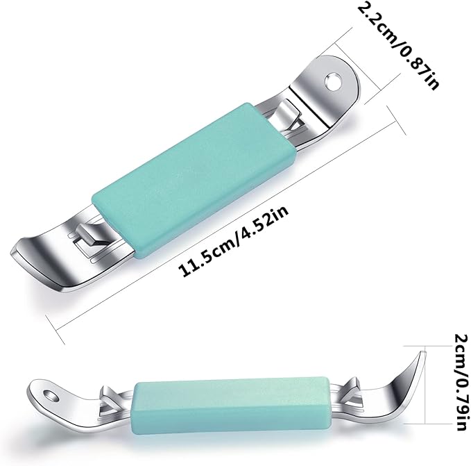 3 Pieces Magnetic Bottle Openers Can Opener Classic Beer Opener Stainless Steel Small Bottle Opener Can Tapper with Magnet for Camping and Traveling