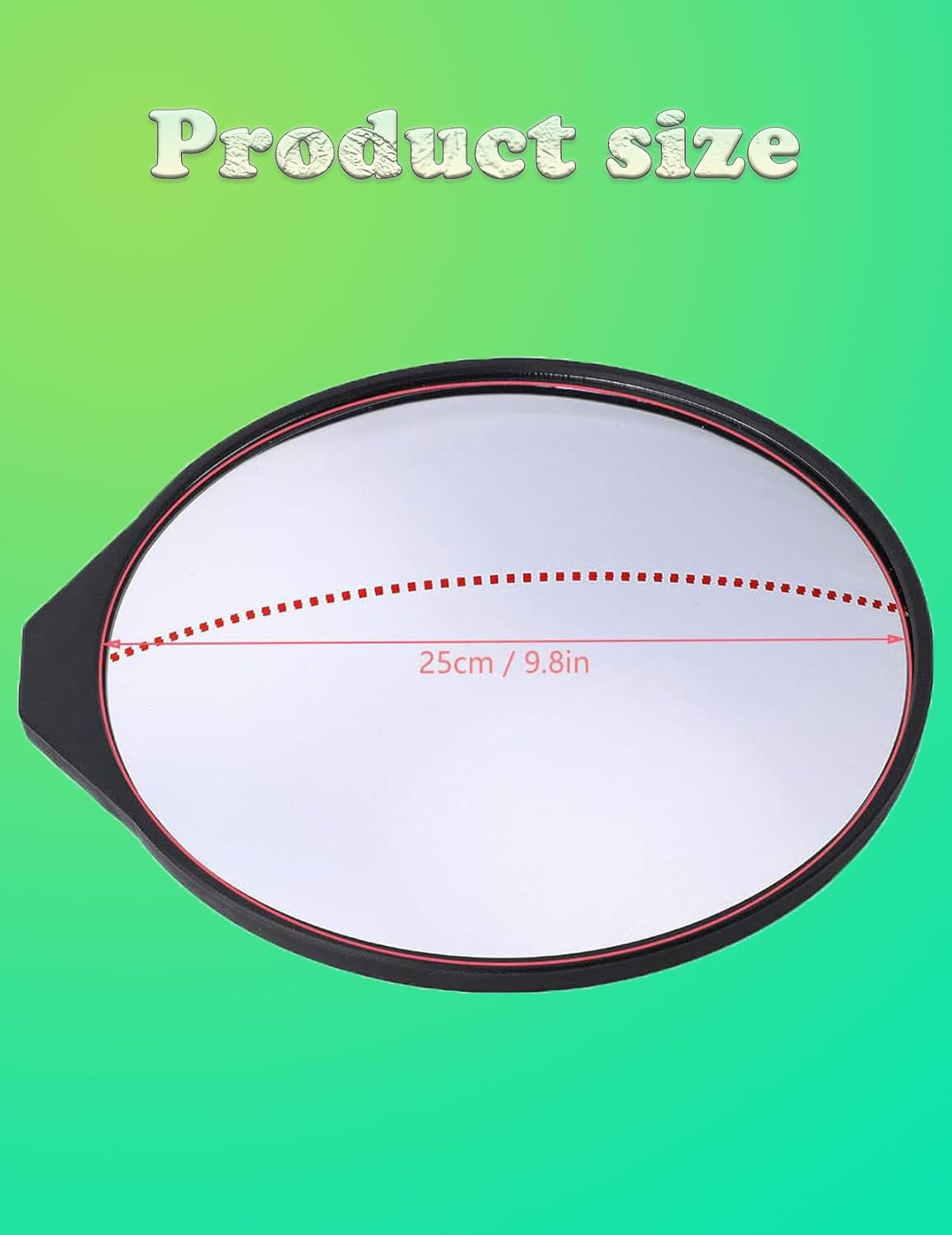 Golf Putting Mirror - Adjustable Wide-Angle Training Aid with Non-Slip Base for Stroke Alignment