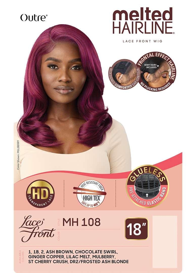 Outre Lace Front Wig - Melted Hairline - MH 108 (GINGER COPPER)