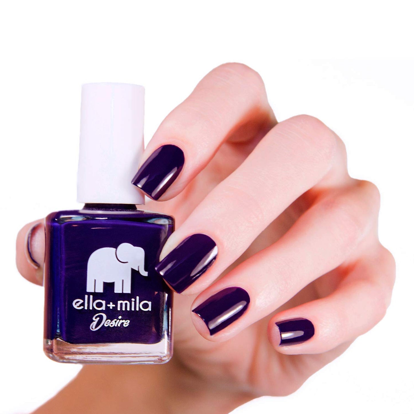 ella+mila Professional, Quick Dry, Long-Lasting & Chip-Resistant Purple Nail Polishes (Bite Me - 0.45 fl oz)