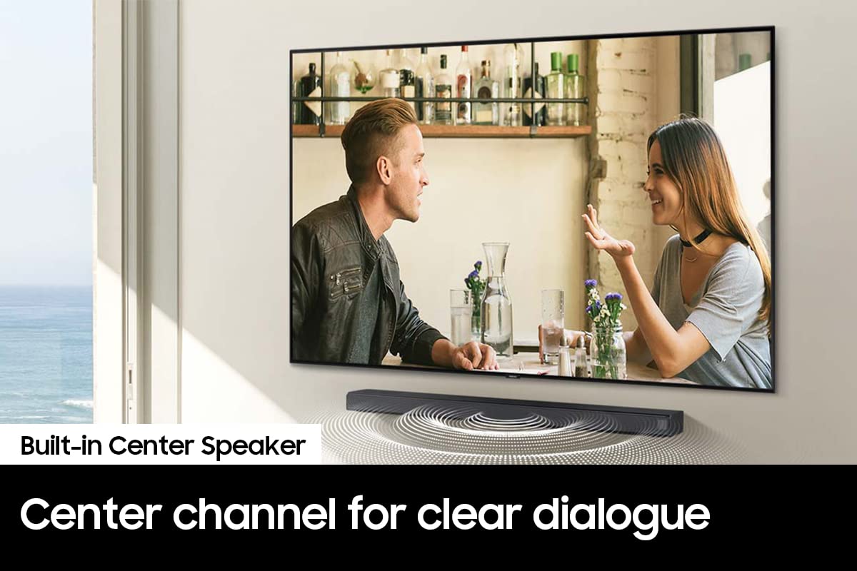 Samsung Hw-B650 3.1Ch Soundbar W/Dolby 5.1 Dts Virtual:X, Bass Boosted, Built-In Center Speaker, Bluetooth Multi Connection, Voi