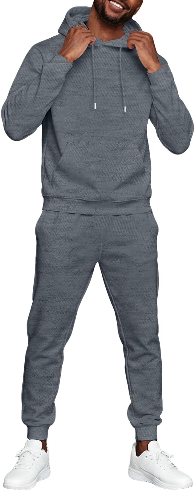 lopmou Track Suits Mens Sweatsuits 2 Piece Set Hoodie and Sweatpants Jogging Suits for Men Casual Running Sweat Suit Sets