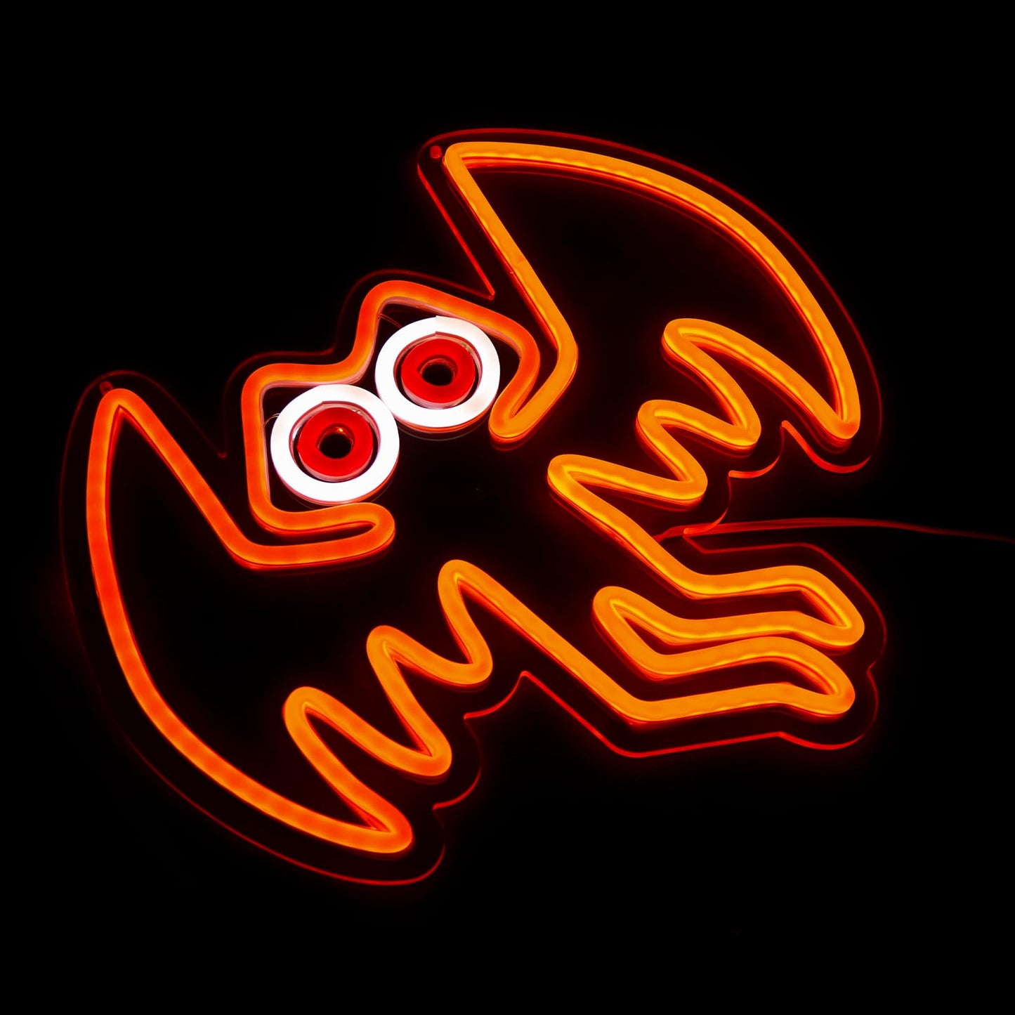 Qbanziou Mothman Neon Signs For Wall Decor