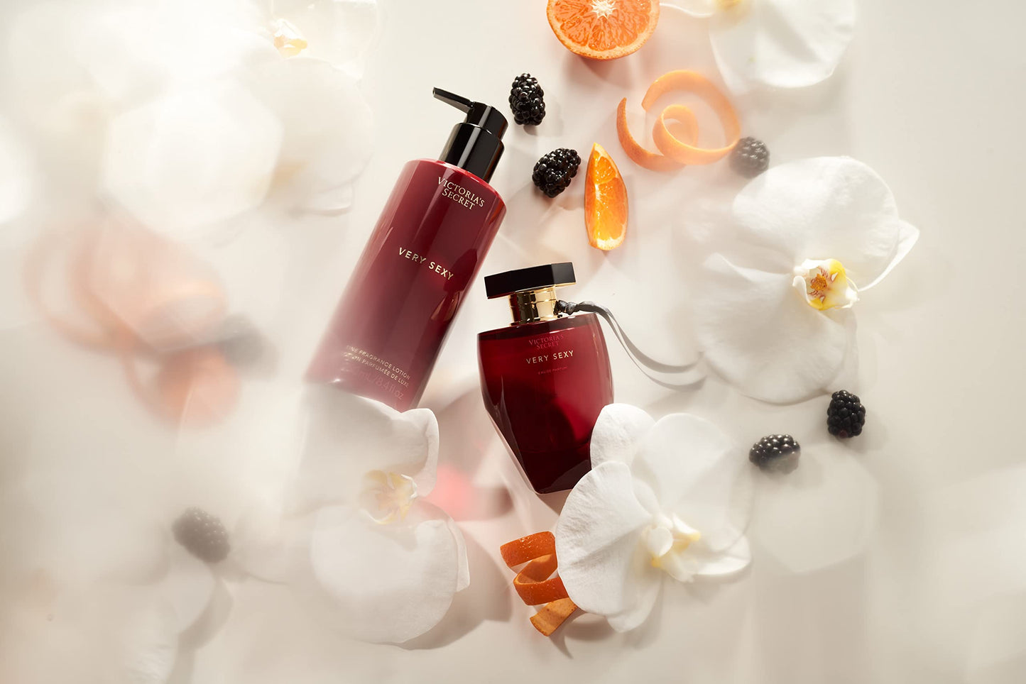 Victoria's Secret Very Sexy Fragrance Lotion, Notes of Vanilla Orchid, Sun-Drenched Clementine & Wild Blackberry, (8.4 oz)