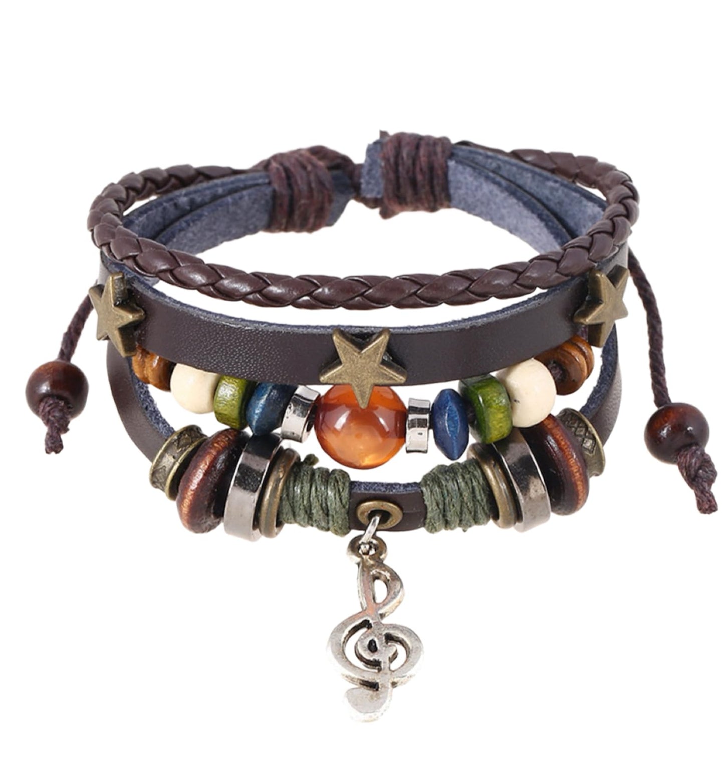 Lupidyyxun Therian Stuff Gear Grunge Clothes, Therian Fingerless Gloves,Knitted Headband Hat,Y2K Fairy Grunge Bracelet (Brown)