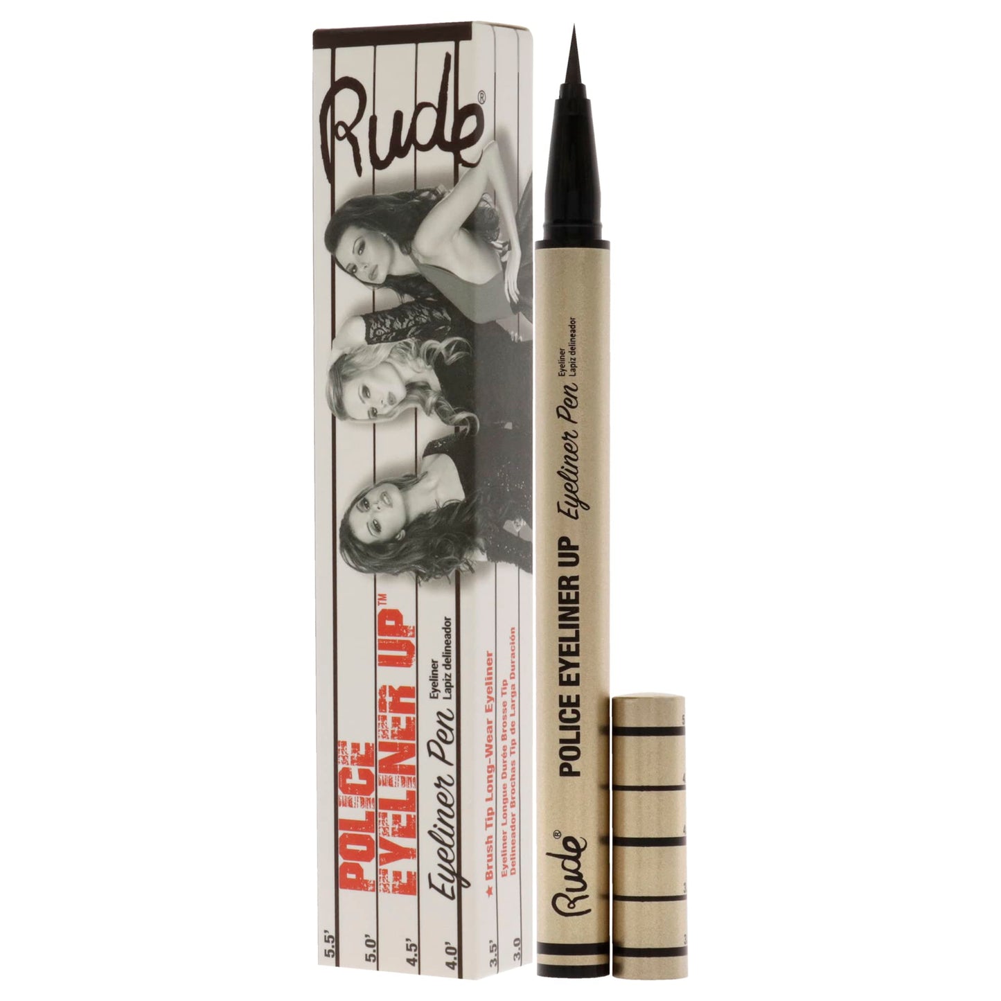 Rude Cosmetics Police Eyeliner Up - Big House Eyeliner Pen - Women 0.017 oz