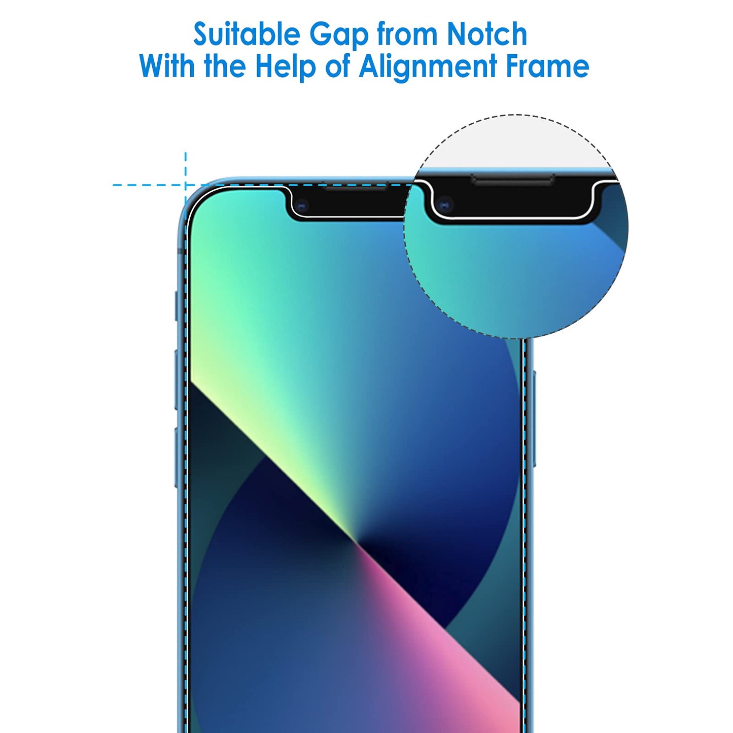 Jetech Screen Protector For Iphone 13 Pro Max 6.7-Inch, Tempered Glass Film With Easy-Installation Tool, Case-Friendly, Hd Clear