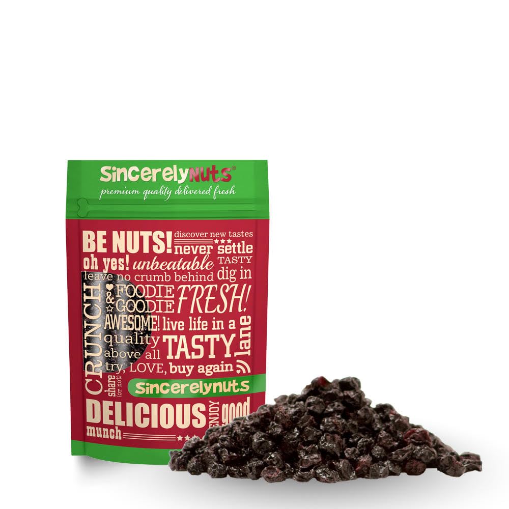 Sincerely Nuts Dried Blueberries (1 LB) Gluten-Free, Vegan & Kosher Snack - Fresh from USA - Bulk, Delicious Dried Fruit for all