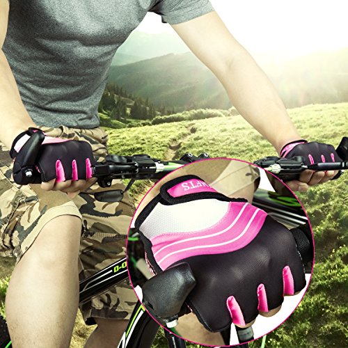 VMFTS Cycling Gloves Gel Pading Sporting Glove Fingerless and Full Finger Gloves for Fitness Weightlifting Racing Training...