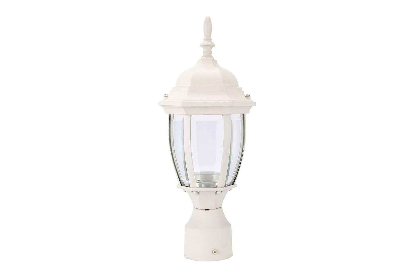 LIT-PaTH LED Outdoor Post Light, 9.5W 800 Lumens, 5000K Daylight White, Aluminum, Matte White Finish, Model LT-PL00150K
