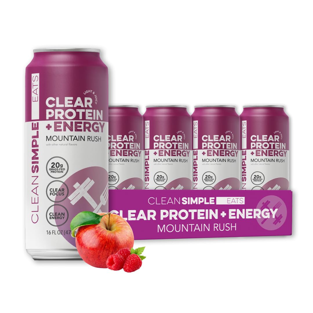 Clear Protein + Energy Mountain Rush 16 oz Can - 12 Pack