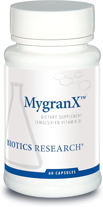 Biotics Research MygranX Neurological Support, Supports Mental Wellness & Calm Support, Muscle Relaxation, Butterbur, Feverfew 60 Capsules
