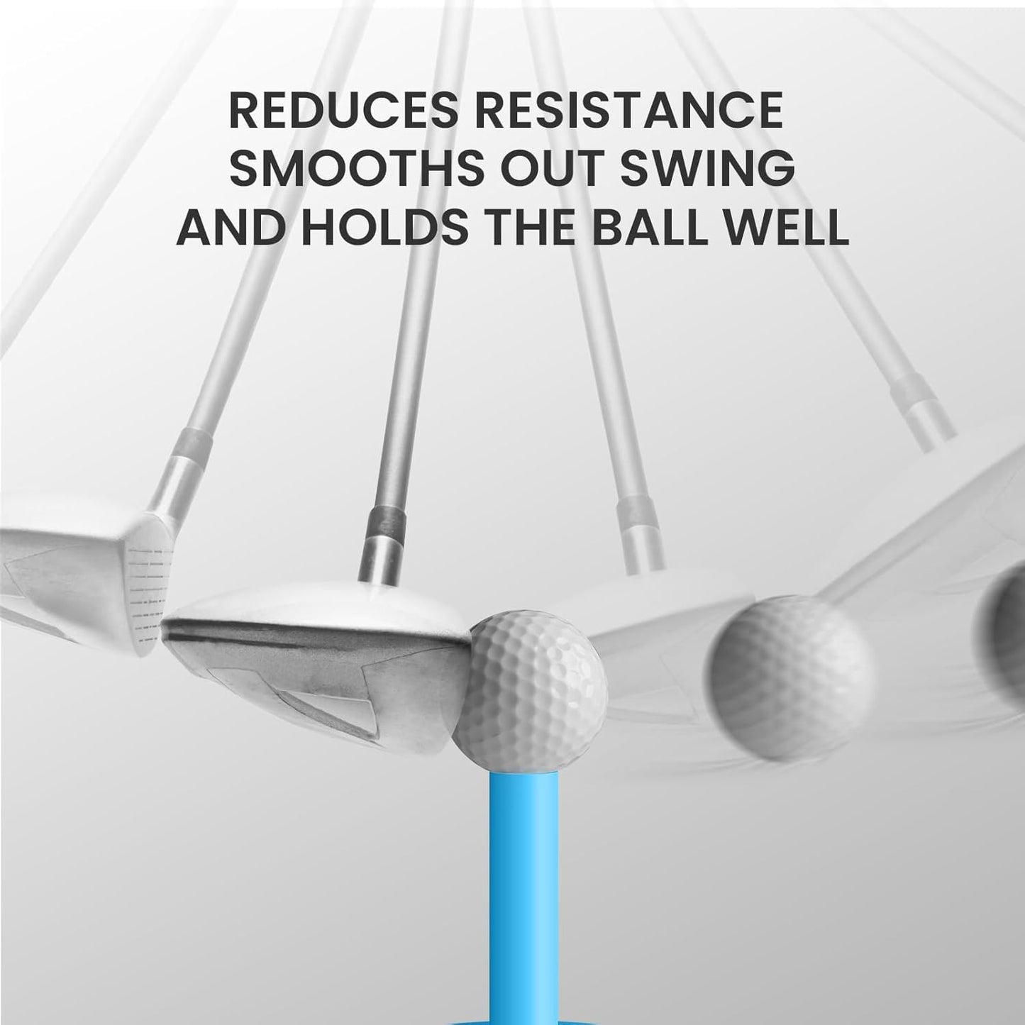 Golf Rubber Tees Driving Range Different Size, Professional Durable Tee Set for Indoor Outdoor Practice Mat…