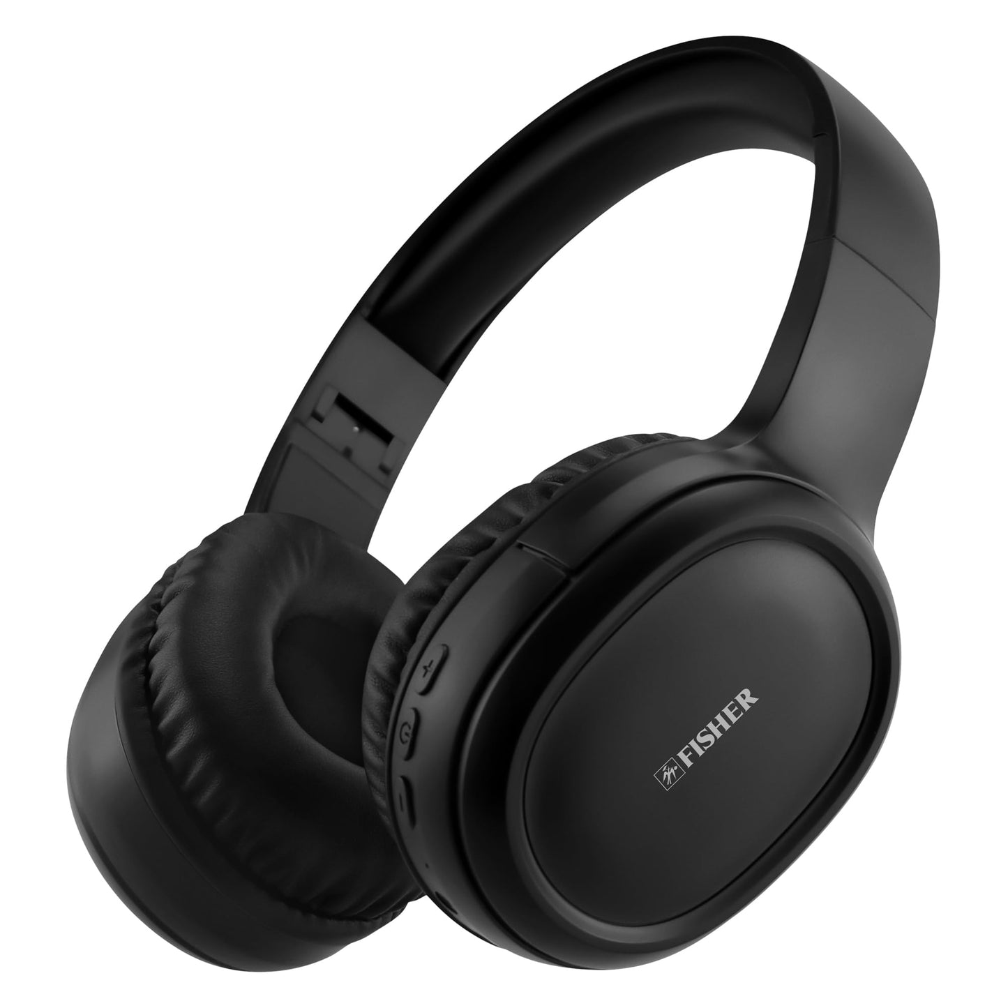 Fisher Active Noise Cancelling Headphones, Over Ear Wireless Bluetooth 5.3 w Microphone, Lightweight Comfortable Headset for Home Travel, 16H Playtime, Rechargeable, Hi-Res Sound Audio, Deep Bass
