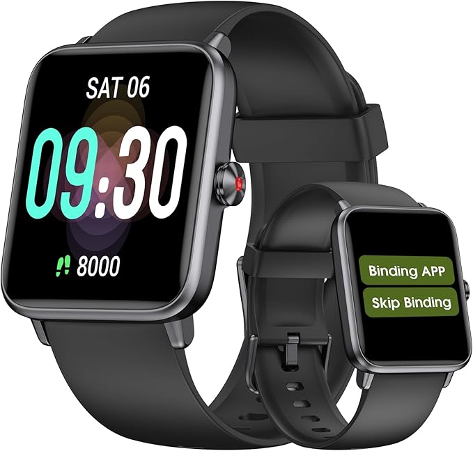 Pautios Pedometer Watch Senior Friendly No App/Phone Required, Waterproof Fitness Tracker Watch with Step Counter Calorie...