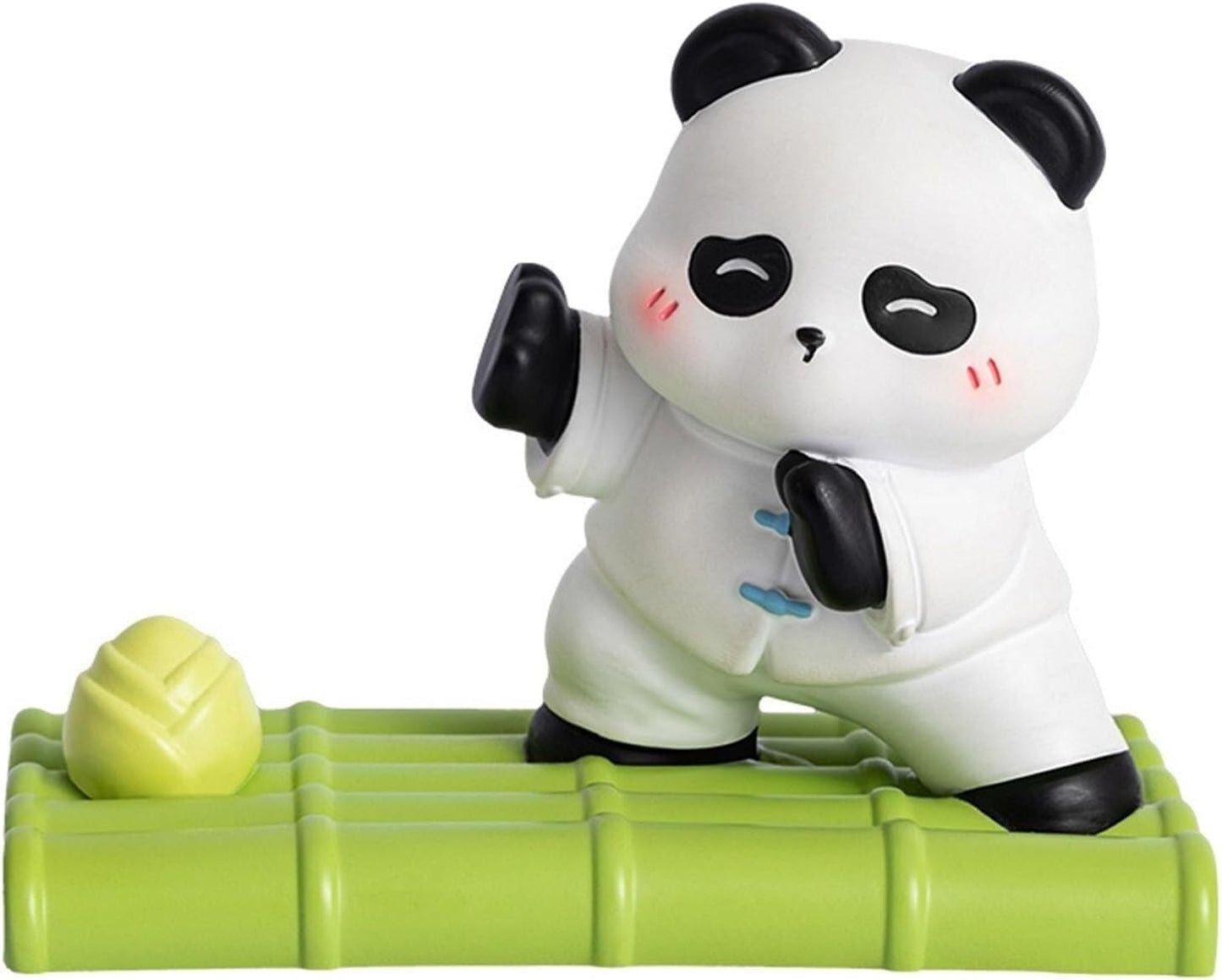 Panda Bear Phone Holder, Cute Resin Animal Phone Stand for Desk, Decorative Cartoon Cellphone Holder with Stable Base, Compact Mobile Stand for Home Office Table