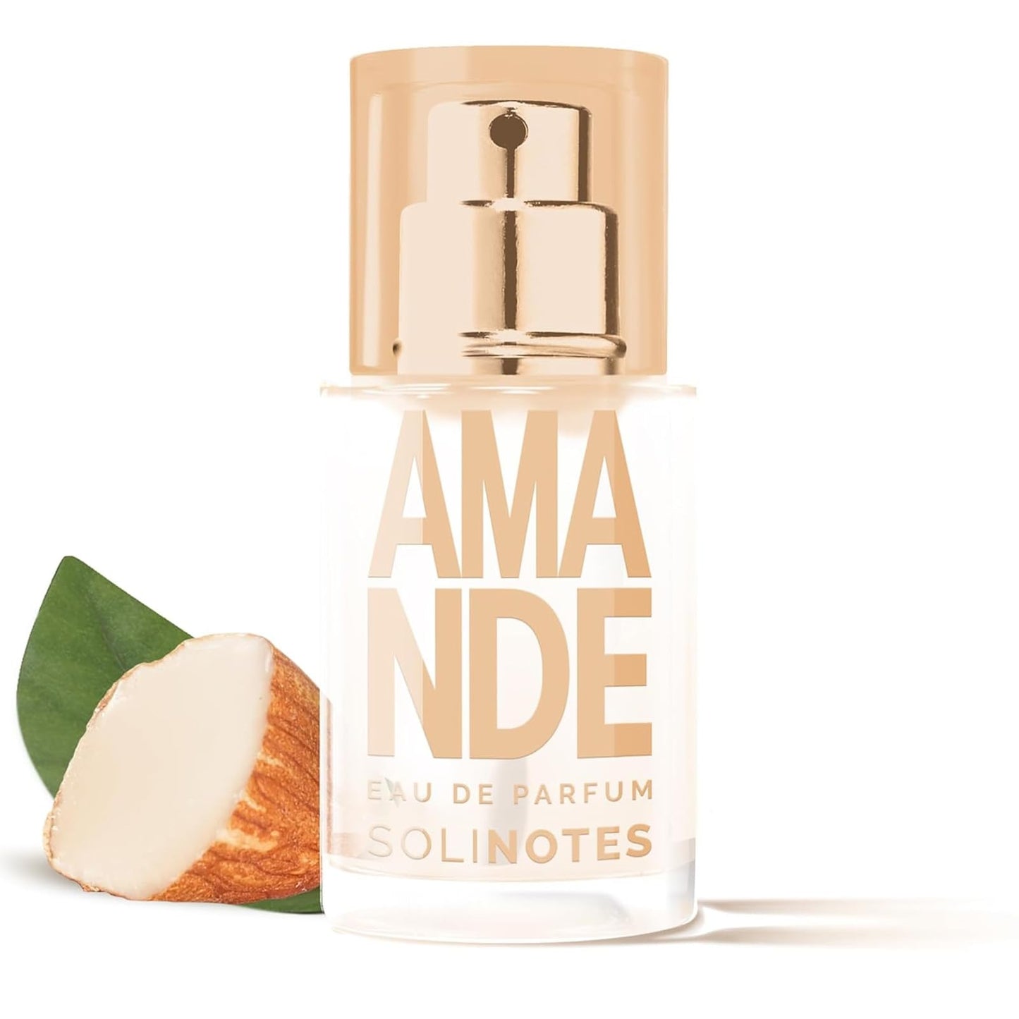 SOLINOTES Almond Perfume for Women - Eau De Parfum | Delicate Floral and Soothing Scent - Made in France - Vegan - 0.5 fl.oz