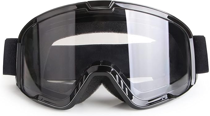 LMAVAG Motorcycle Goggles for Men Women Motocross Dirt Bike ATV Riding Windproof Glasses Wide Vision Powersports MX MTB Of...
