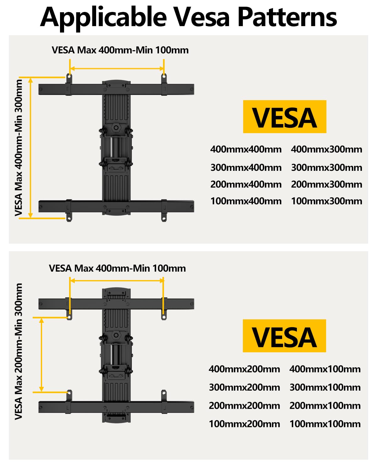 FORGING MOUNT Corner TV Mount Long Arm TV Wall Mount Bracket for 27-70" Screen-Full Motion Wall Mount with 33” Extension Swivel Articulating Arm & Tilt,Single Stud Design VESA 400x400mm, Holds 100 lbs