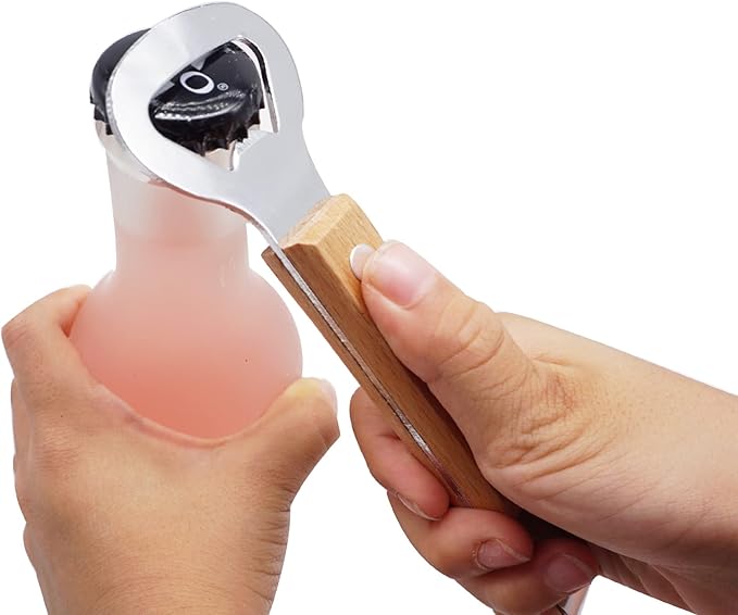 Can Punch Bottle Opener, Manual Stainless Steel Can Opener 2 Pack